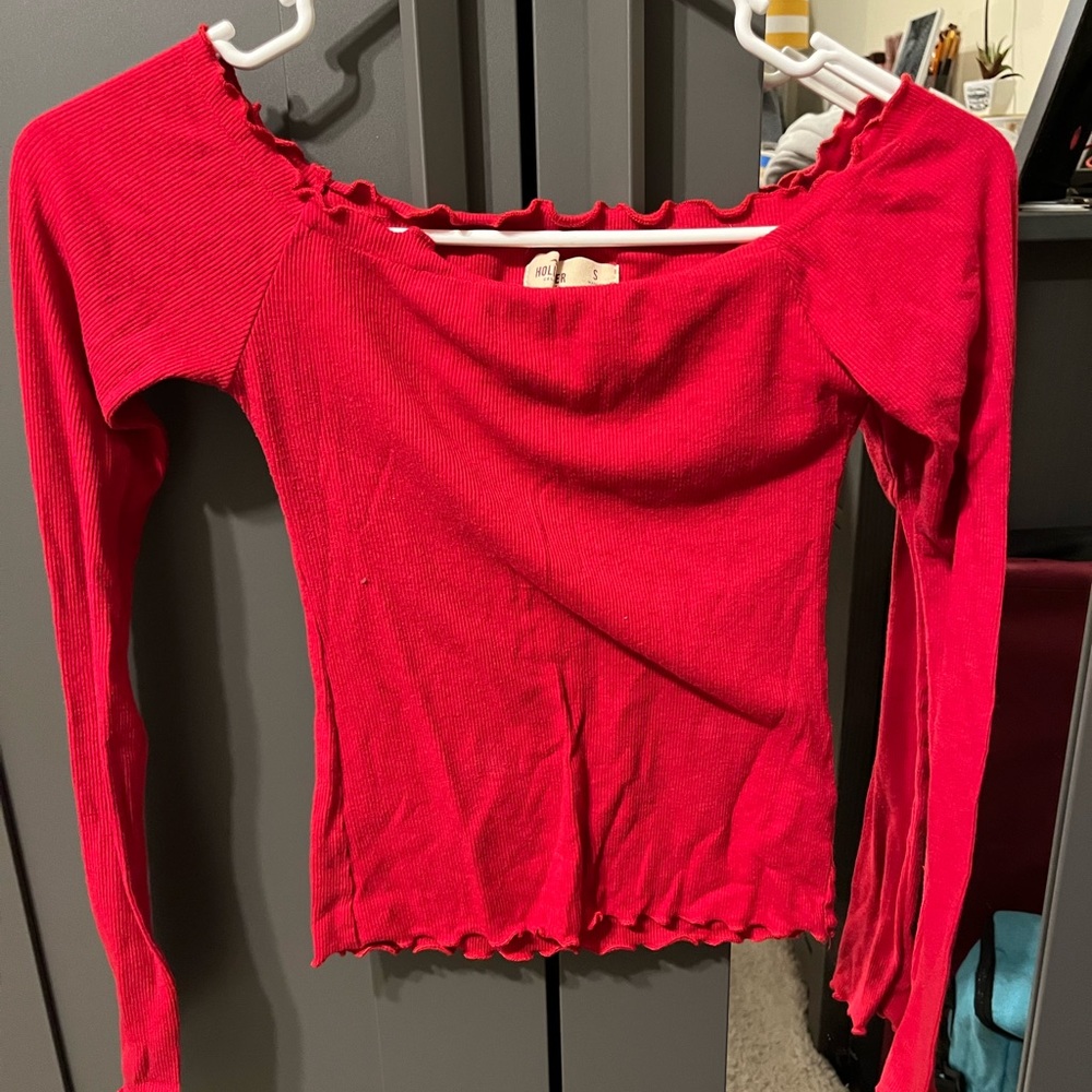 Off the shoulder crop top